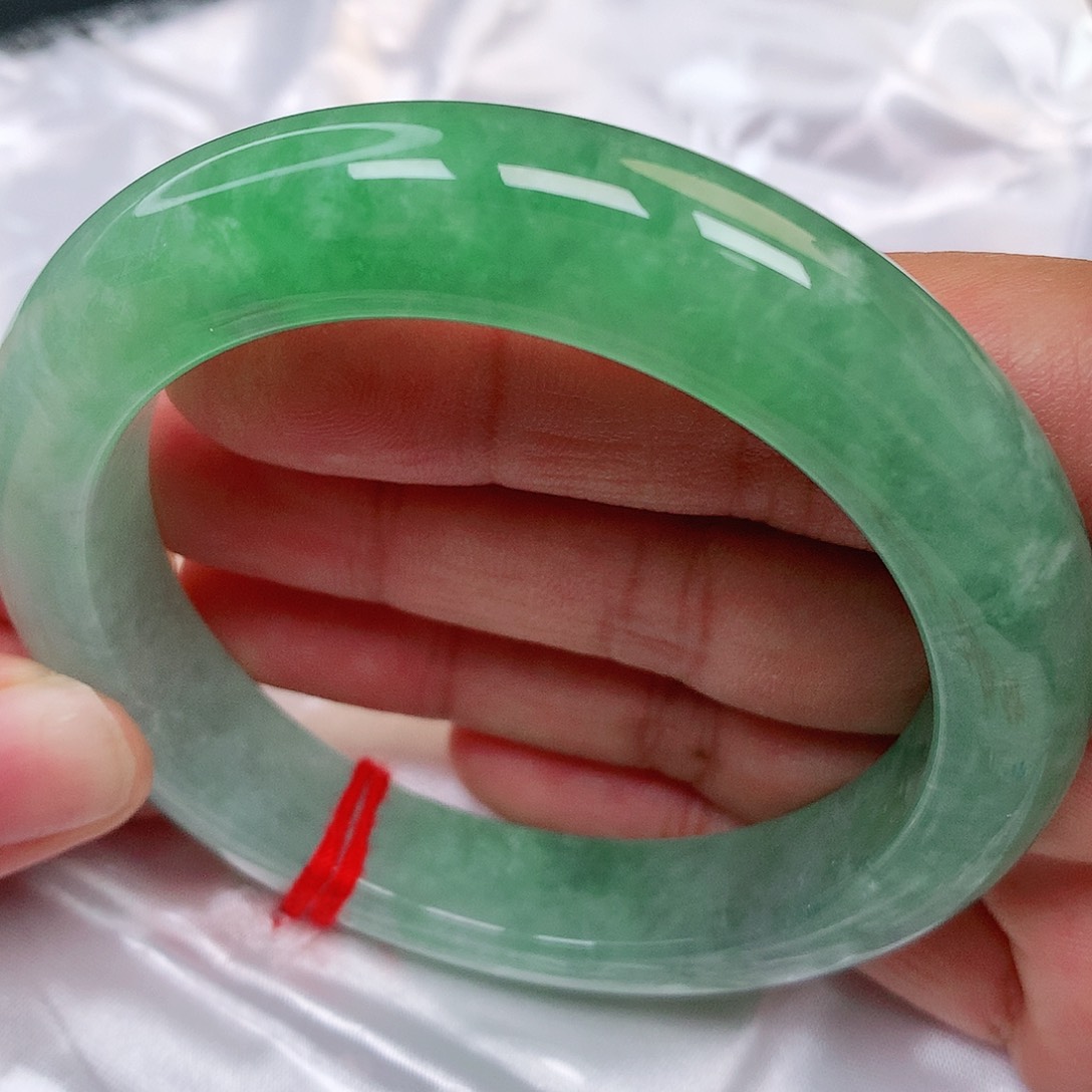 未镶嵌手镯翡翠翡翠A货手镯75号