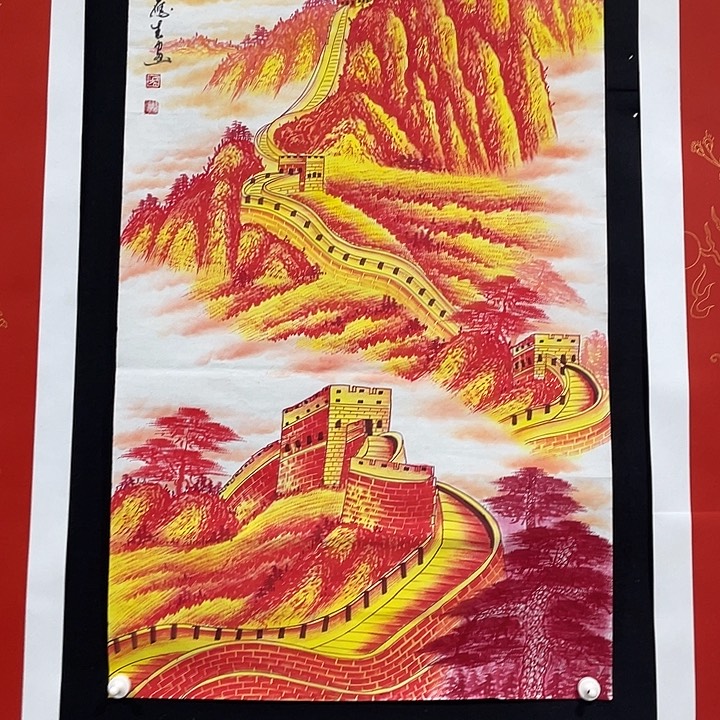 国画小六尺国画作品