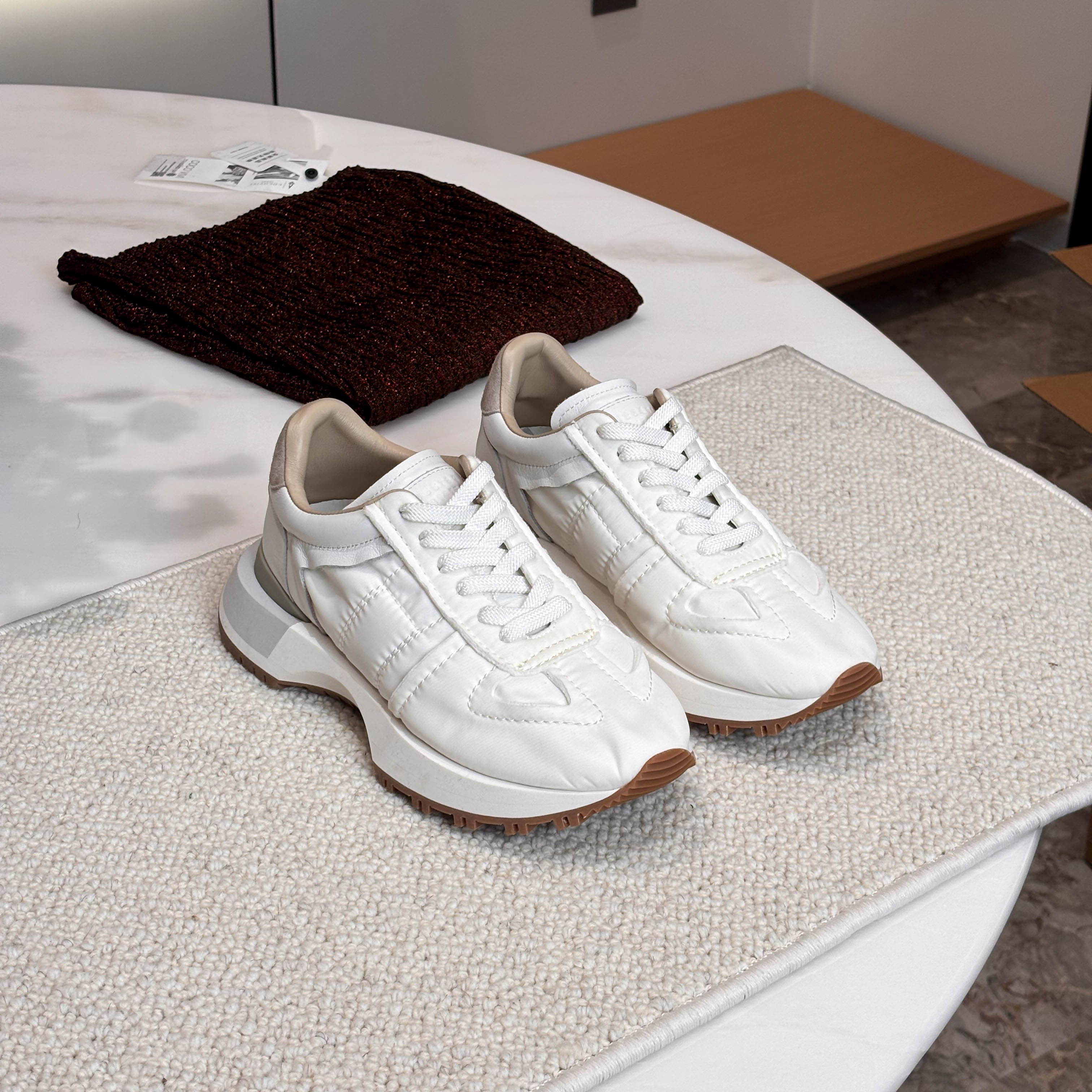 【老爹鞋】弹道尼龙面料三防 鞋面牛皮 内里羊皮 跟高5cm 女款