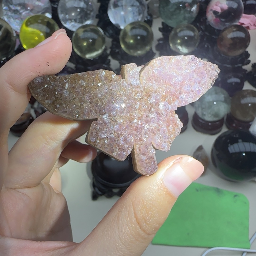 水晶未镶嵌摆件a579