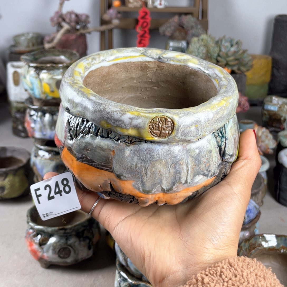 紫砂花盆飞*陶瓷花盆