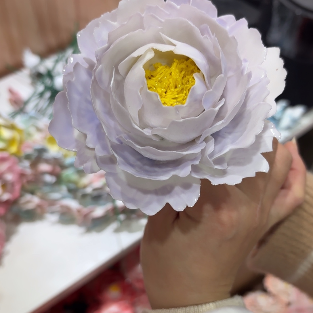 陶瓷花拍满20元发货退款拉黑