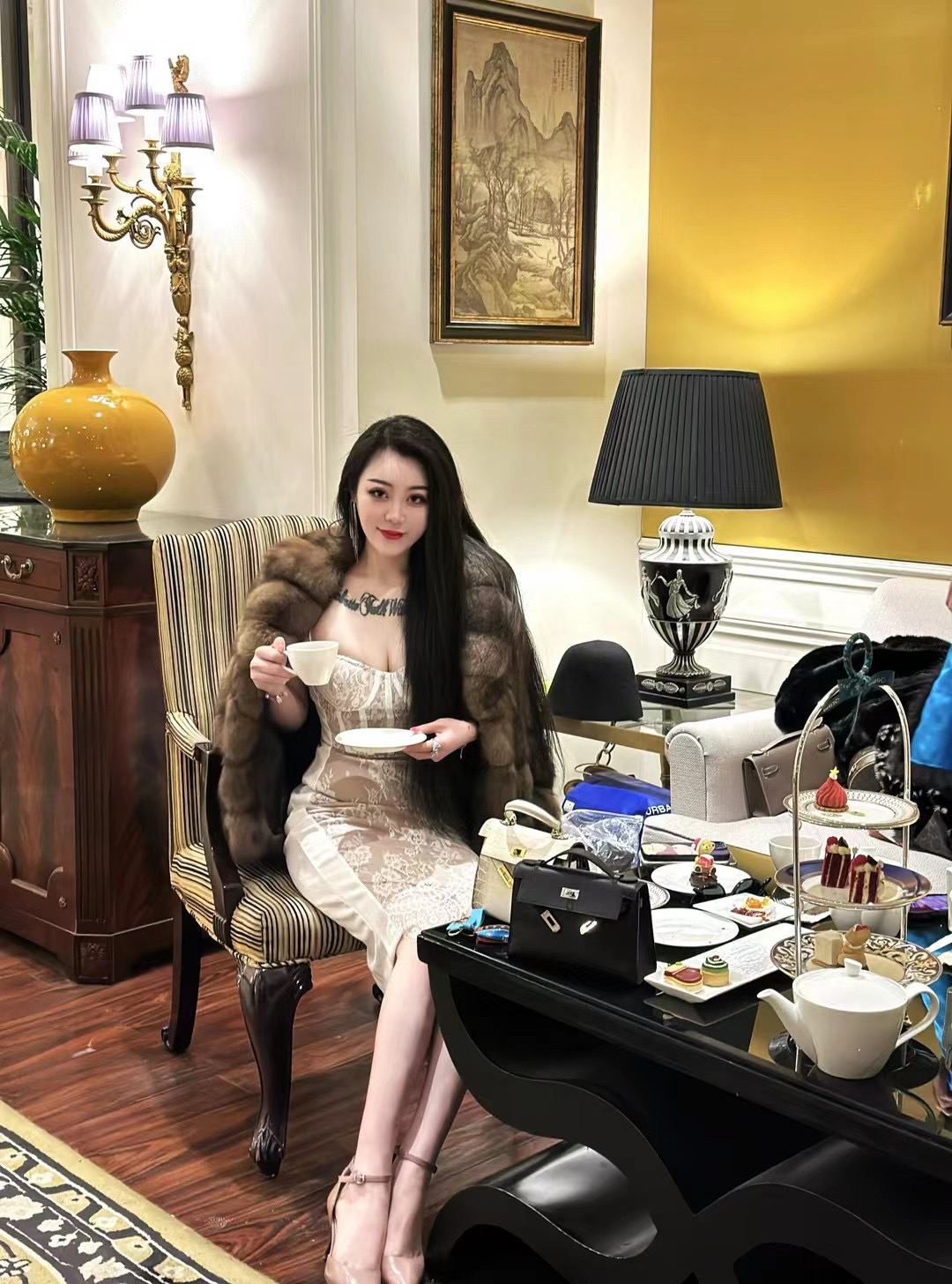 【八号链接】小阿佳！Vintage 毛毛外套