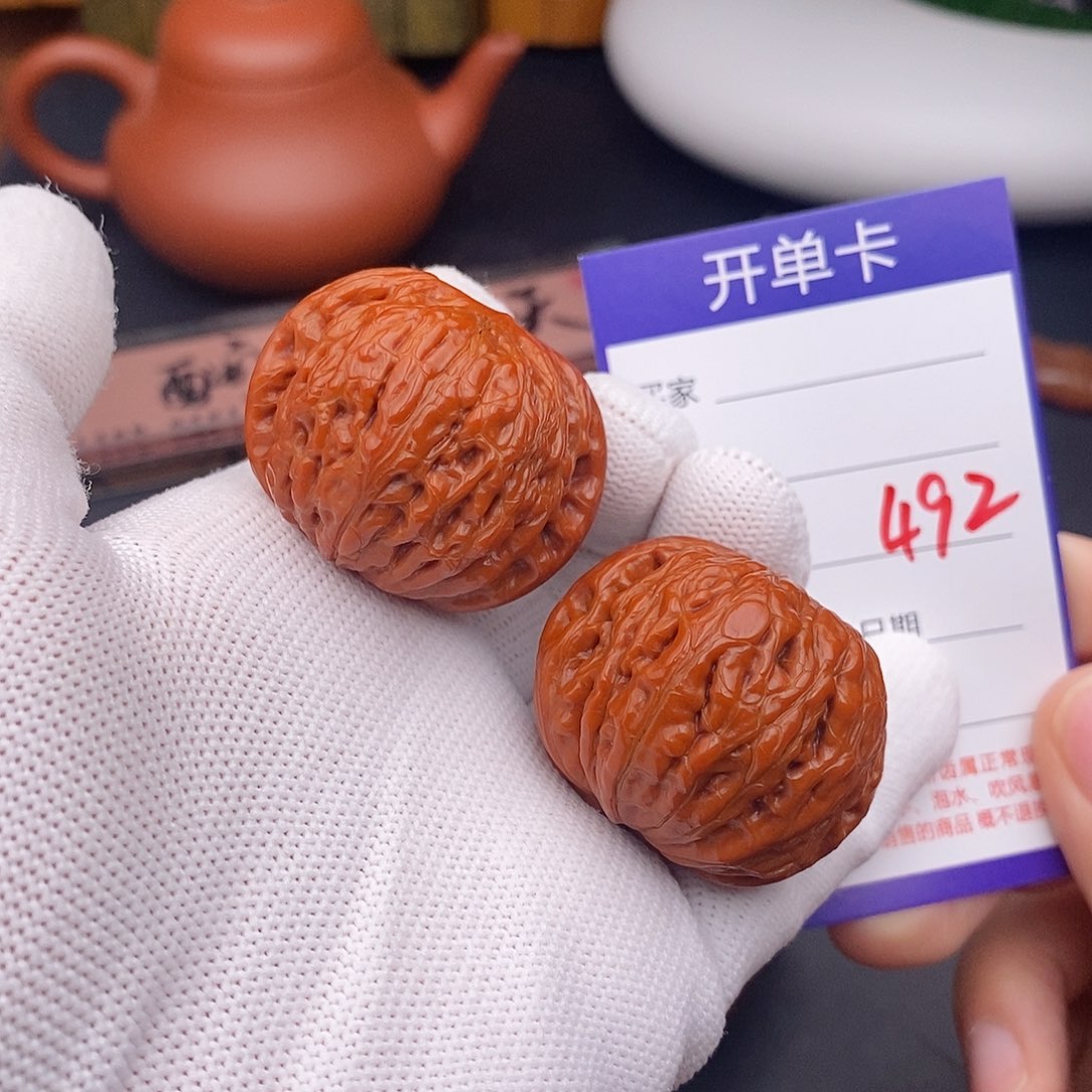 文玩核桃把件39铁锤492