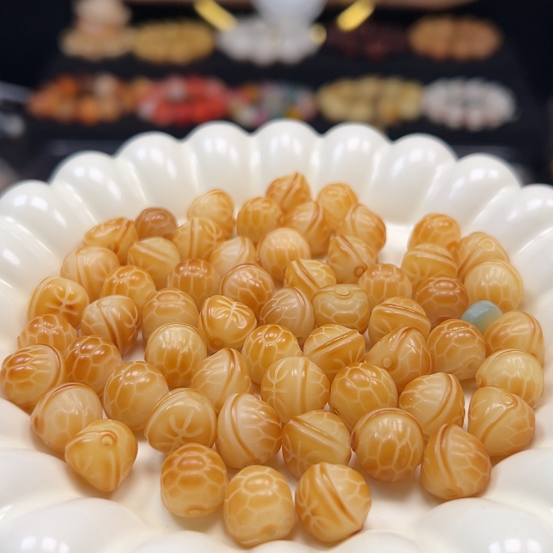手串菩提根/象牙果卡12炭烧富甲22颗