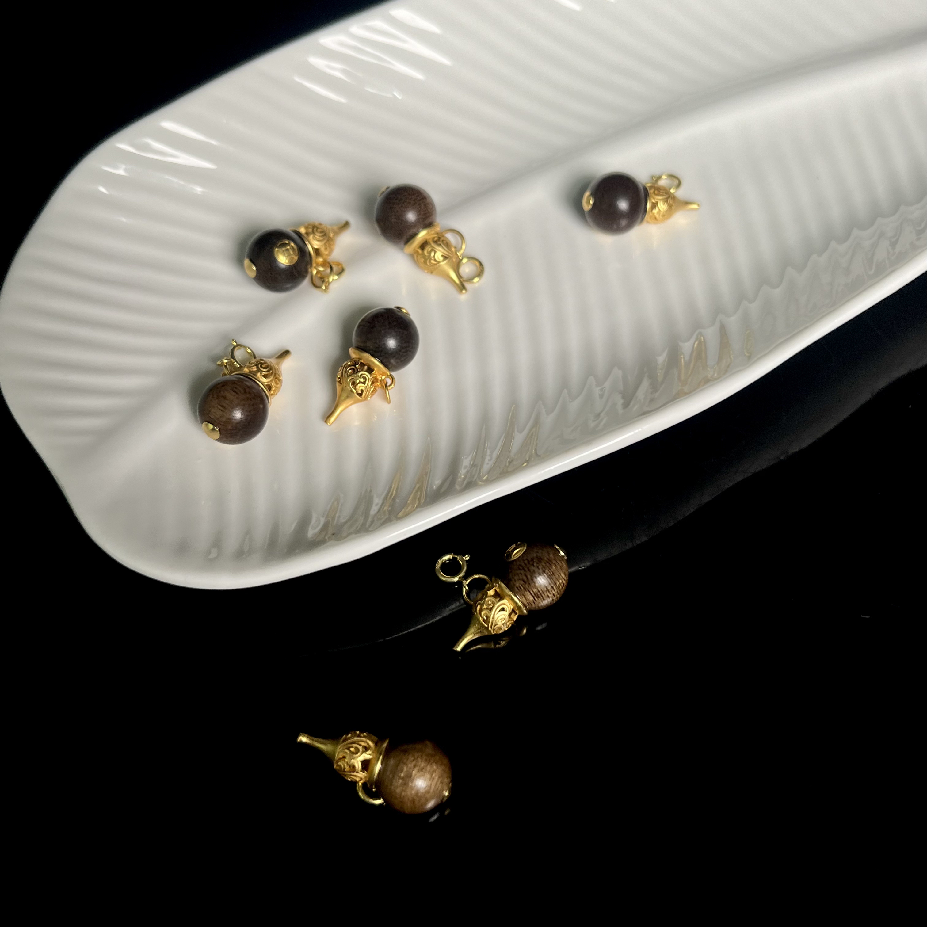 【大鱼甄选】葫芦22*10吊坠diy手串配饰DZ549多样性发其一