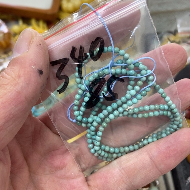 ****馨未镶嵌蜜蜡裸石串