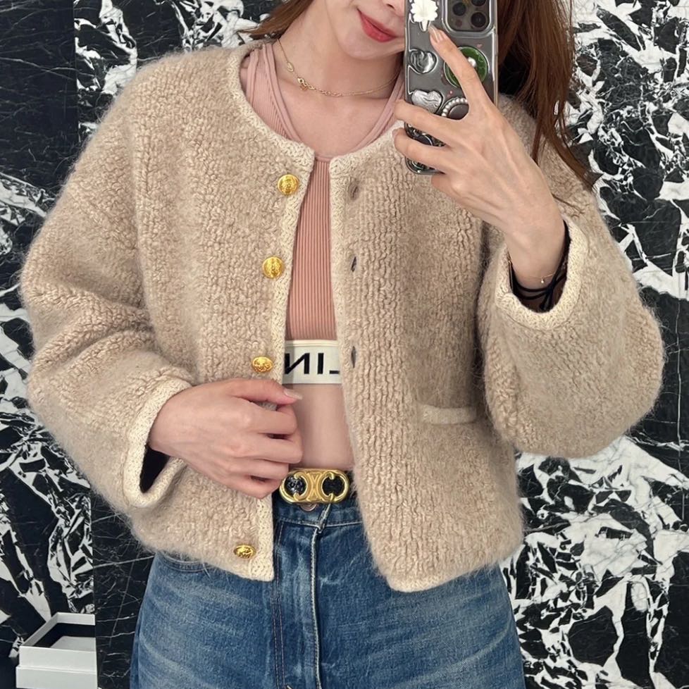 99新 Celine/思琳  99新/泰迪外套/XS码/Xsps12941/公价39500