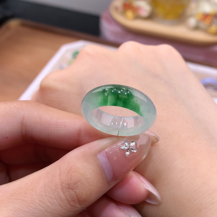 【闪购商品】未镶嵌戒指翡翠11-12号