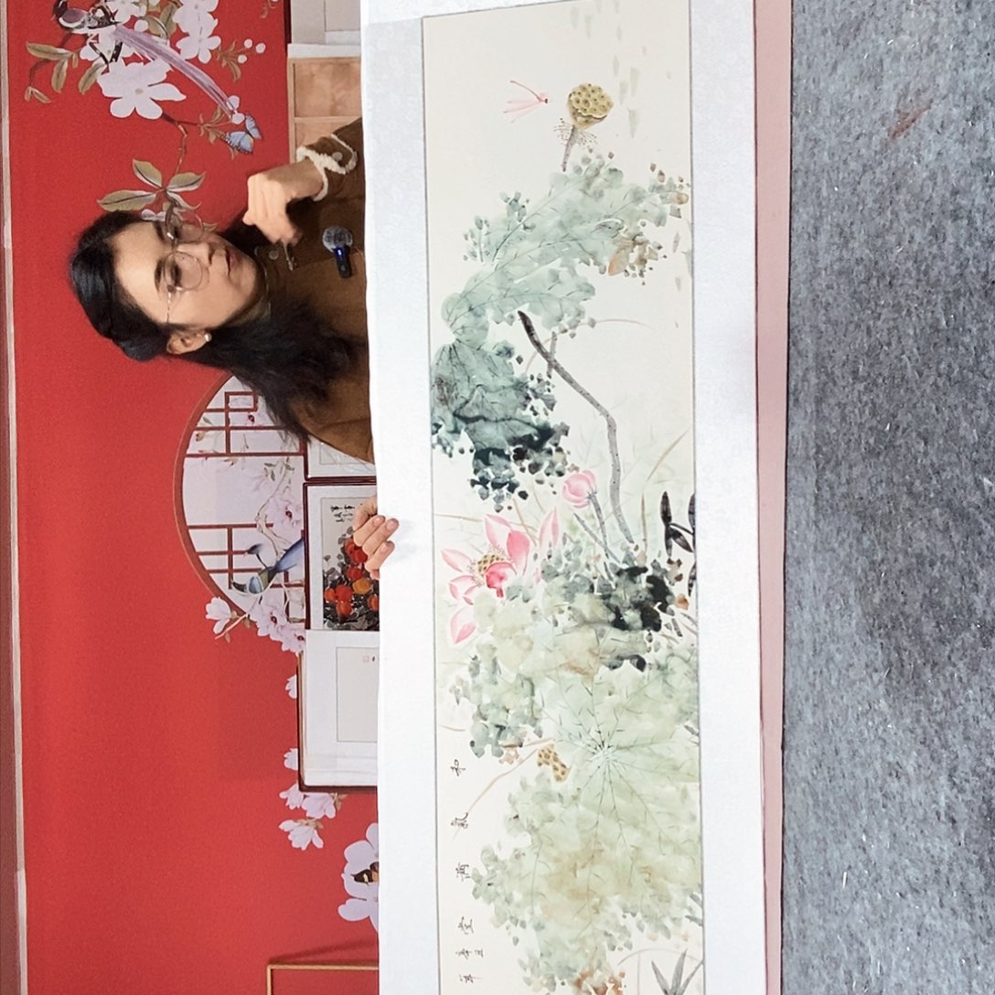 国画手写手绘国画47✖️163包邮