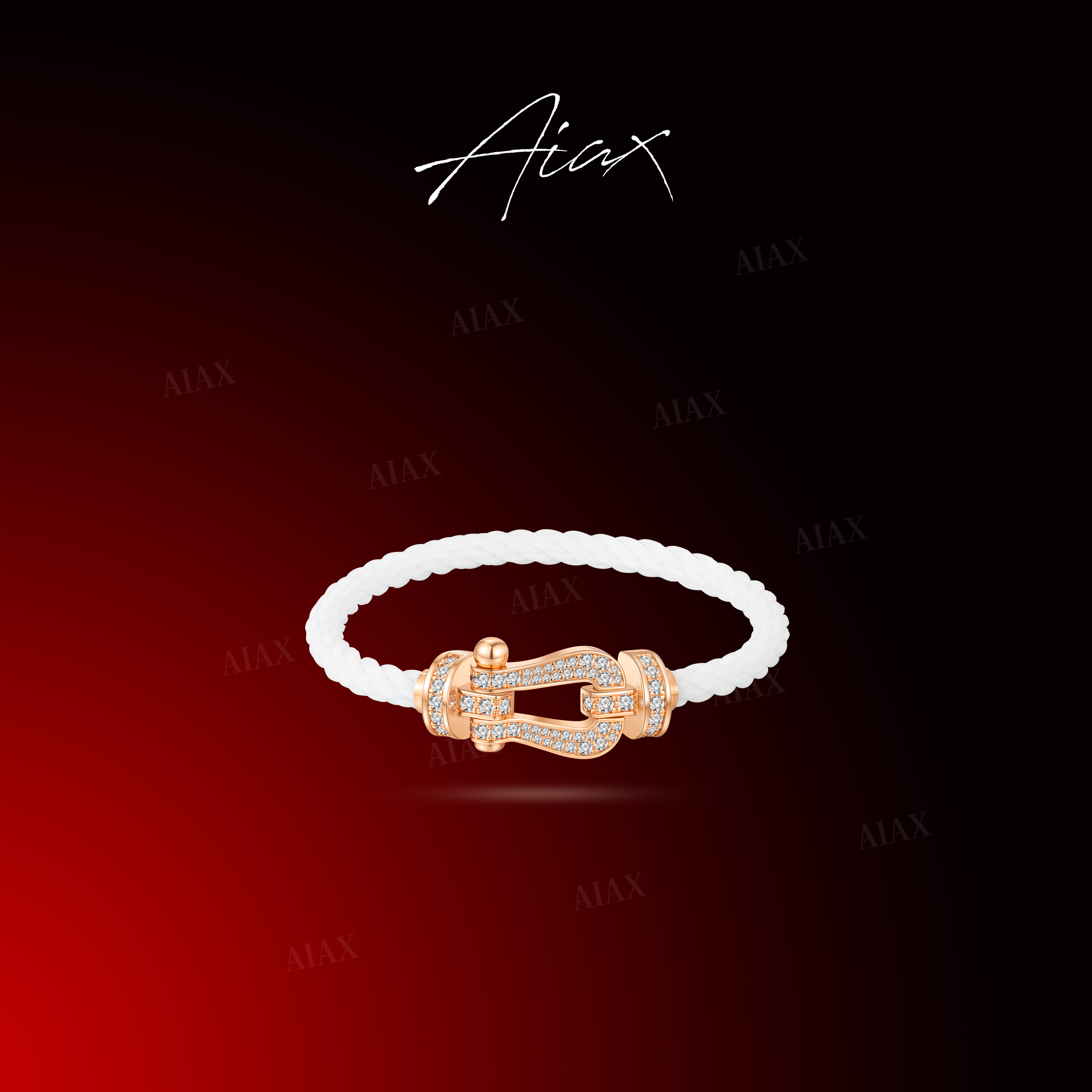 AIAX 镀K金2025新款夏上新轻奢高级感马蹄手链首饰女款TSS7266