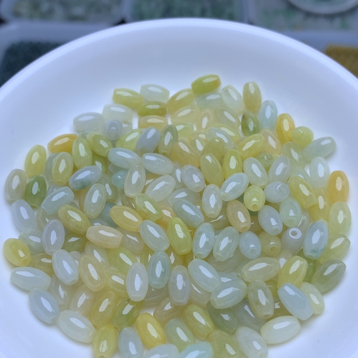 翡翠散珠卡5乘7.3米珠50个