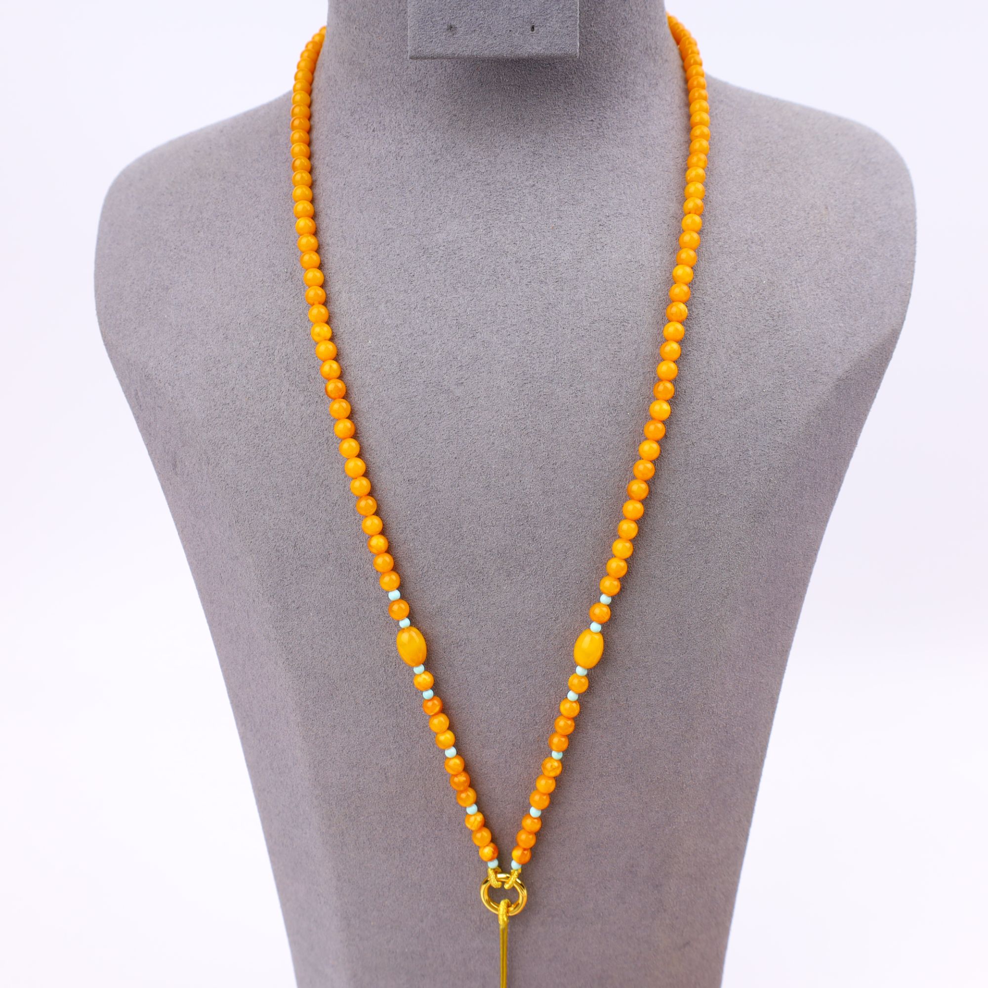 【心如珠宝甄选】蜜蜡米珠绳编万能链