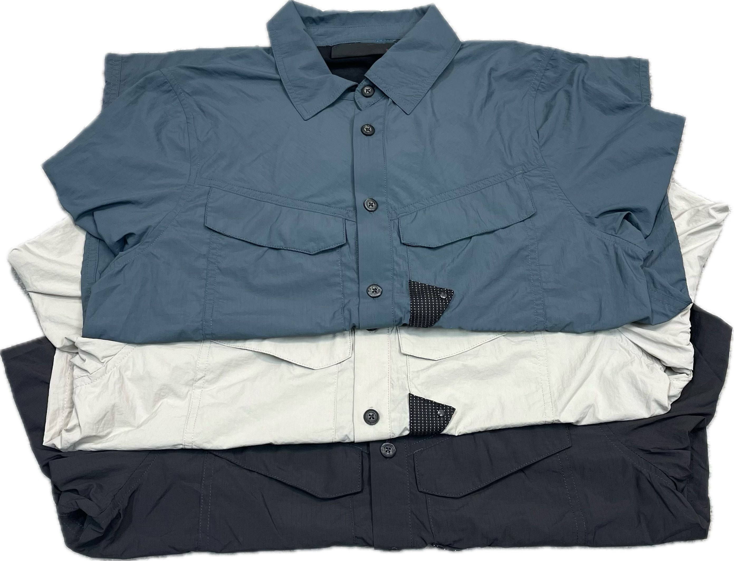 断特男士轻薄s防晒长袖衬衫皮肤衣