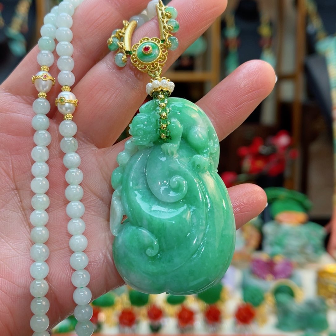 翡翠颈饰合金48小时鉴赏期