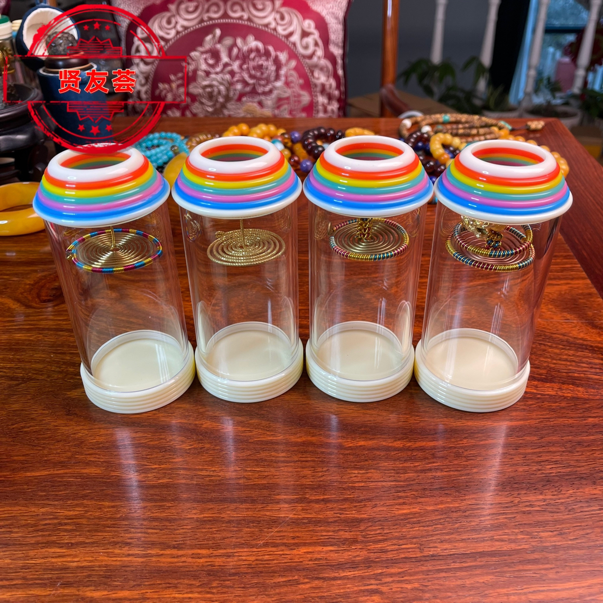 鸣韵静字款55彩虹独眼蝈蝈罐55罐 高126鸣虫虫具用具蝈蝈叫罐