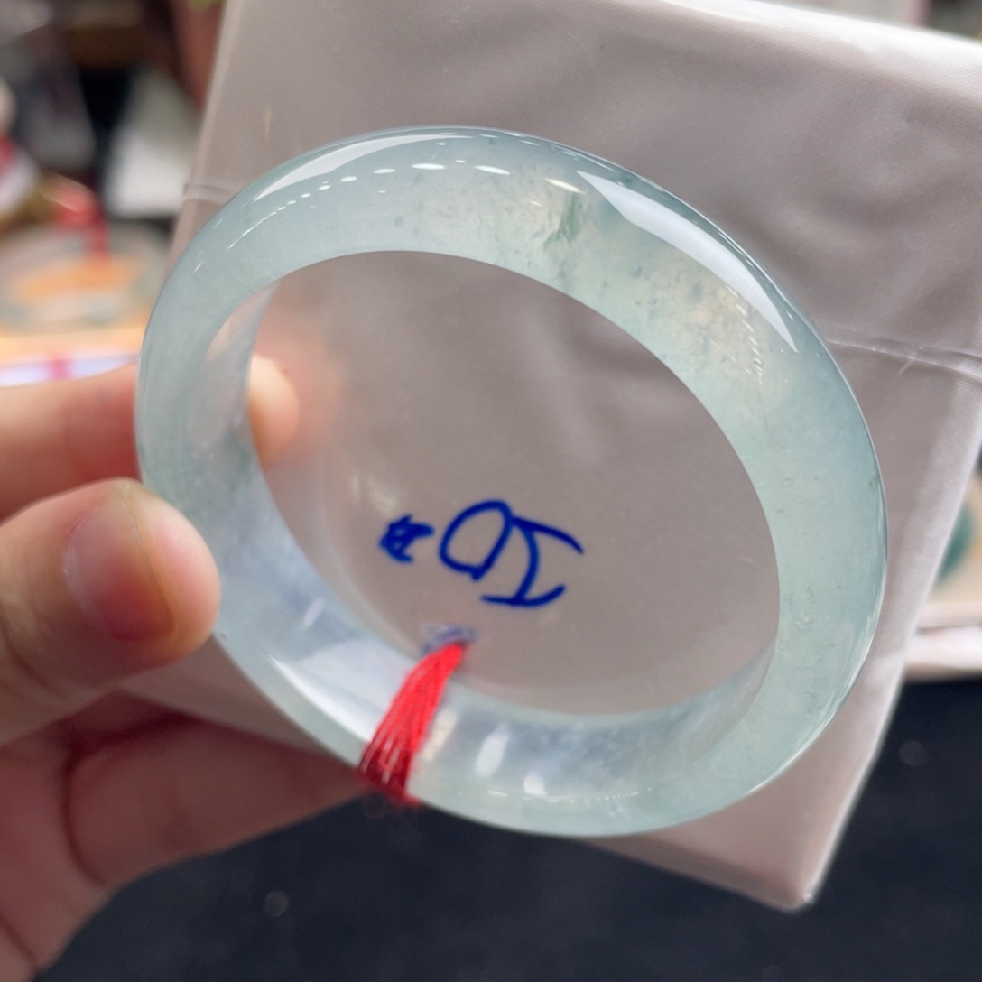 翡翠未镶嵌手镯17号