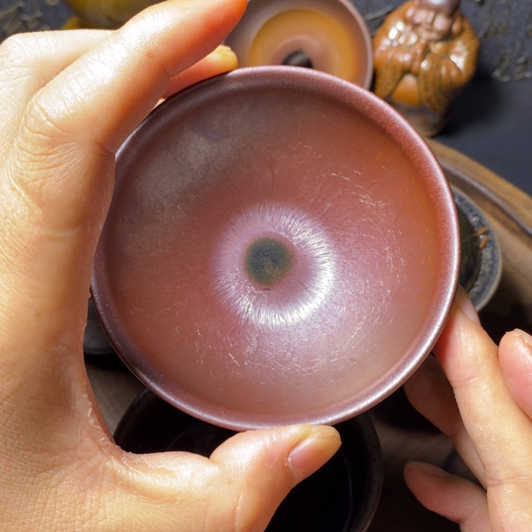 茶盏自然还原柴烧直播间