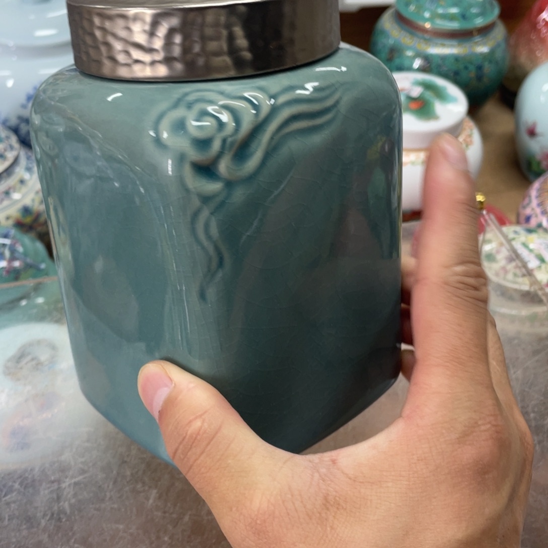 瓷片茶叶罐123456789123