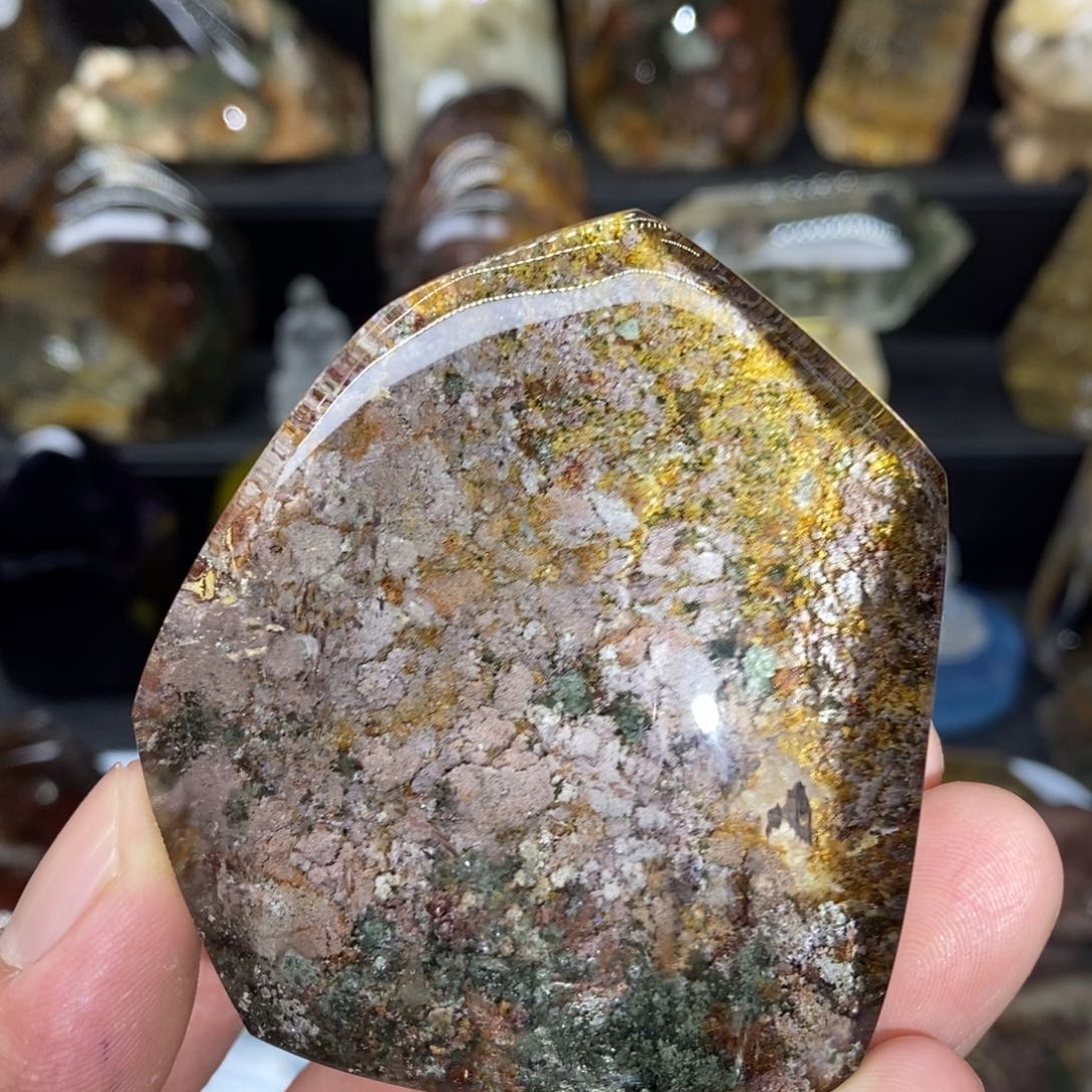 水晶原石摆件手把未镶嵌