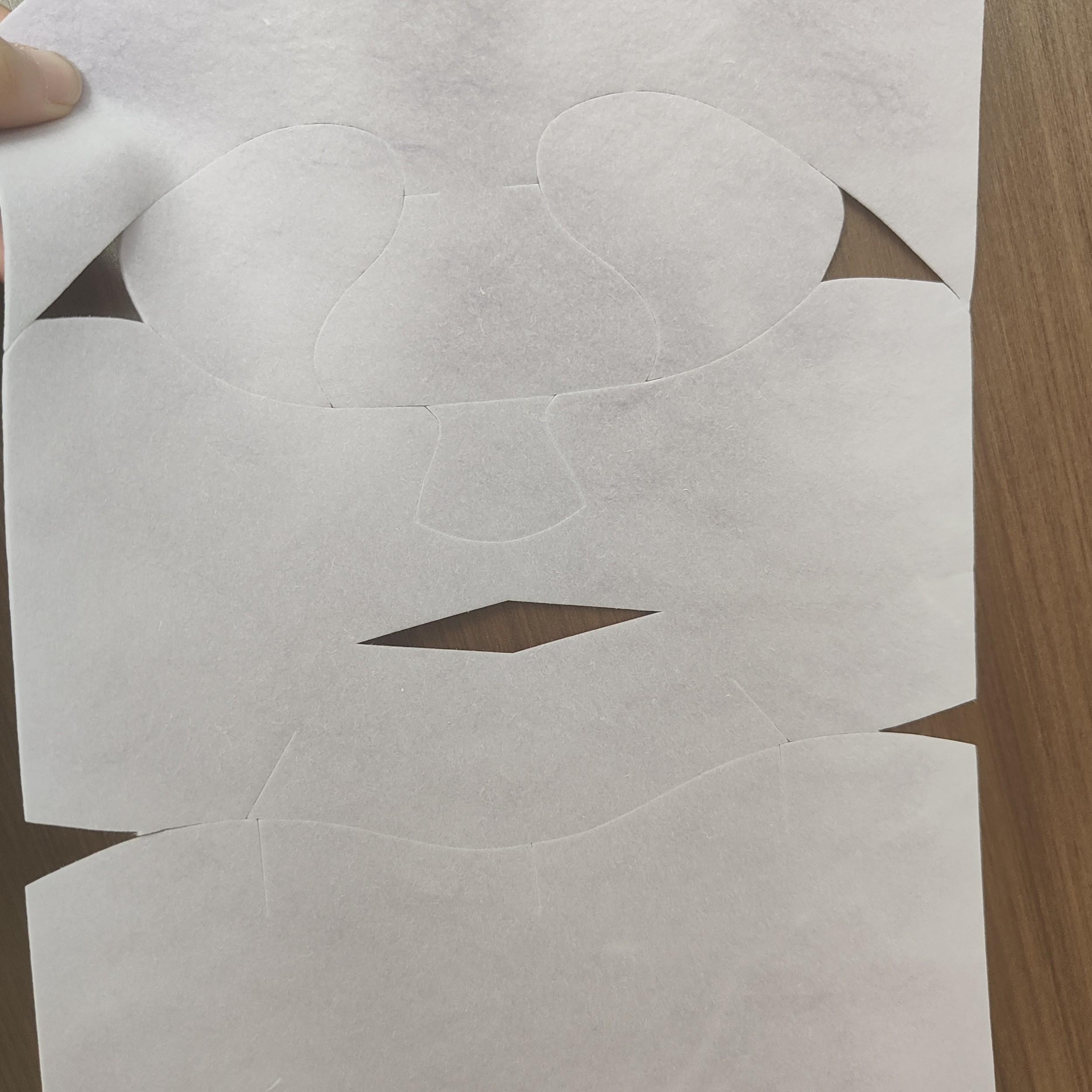 紫色骨胶原院线面膜