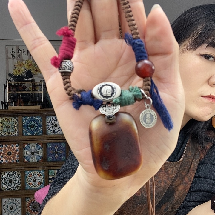 蜜蜡项链未镶嵌项链