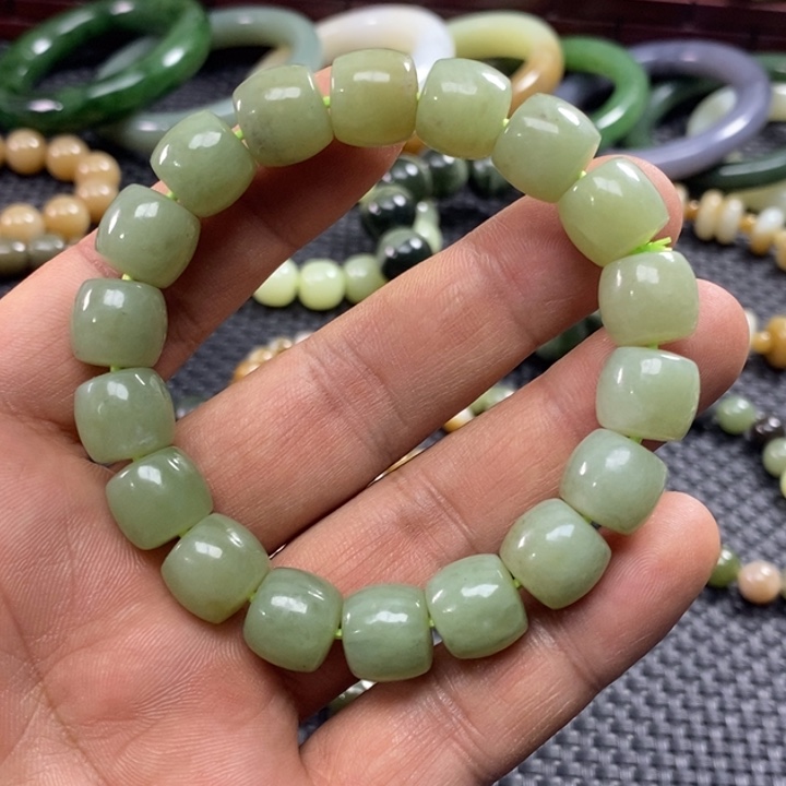 和田玉未镶嵌手链