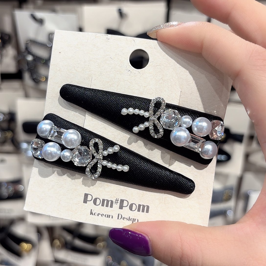 皮质铁合金珍珠水滴拜拜