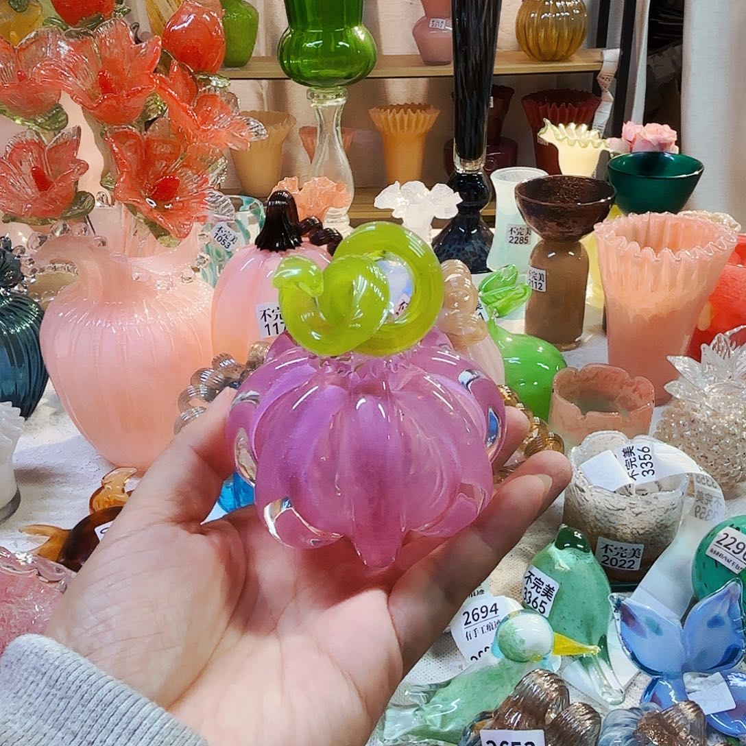 安妮家居琉璃花瓶摆件