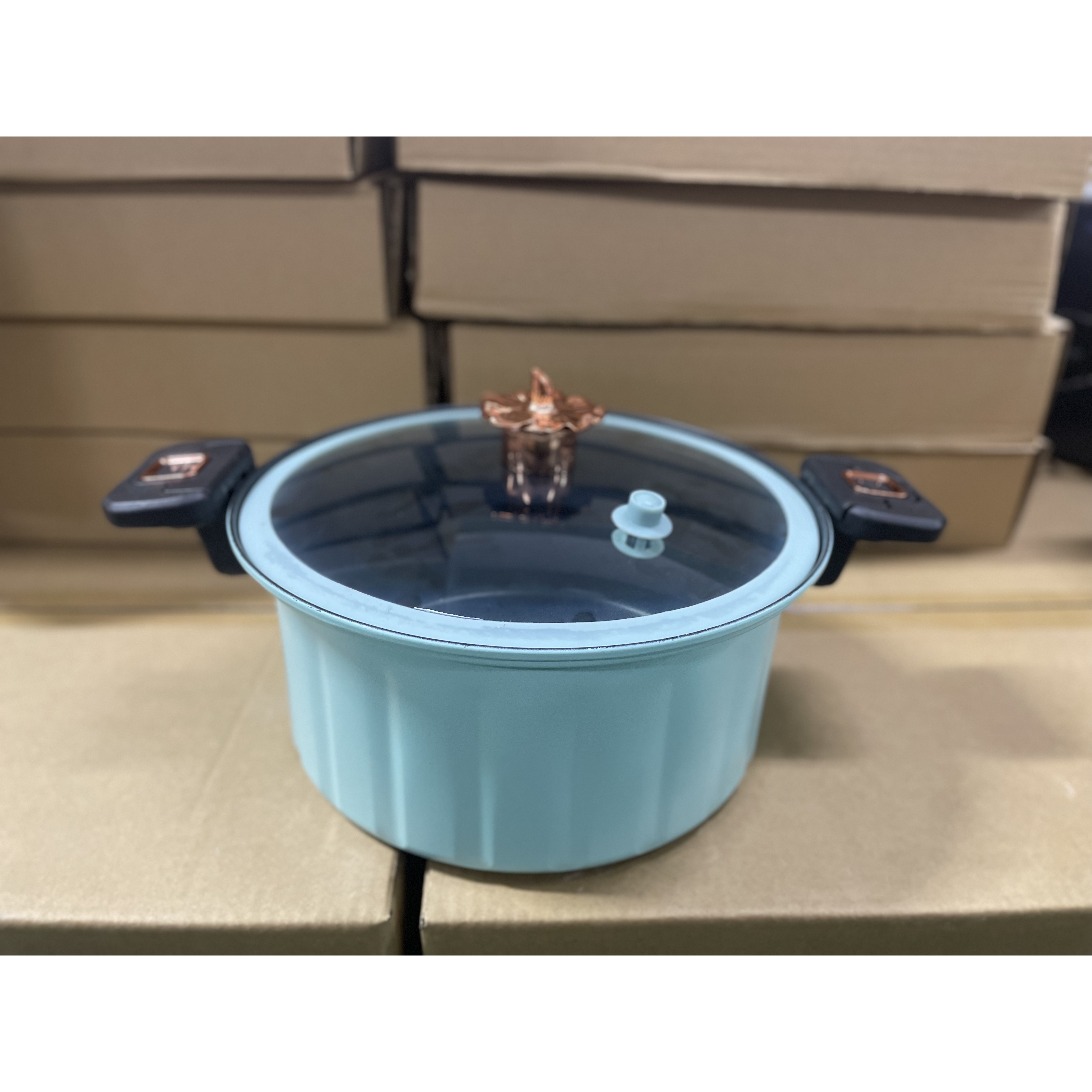 罗马假日微压锅珐琅锅炖锅大容量家用 WW