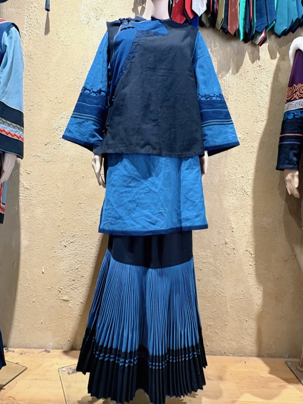 凉山｜彝绣 手工复古三件套民族风长款春夏服饰