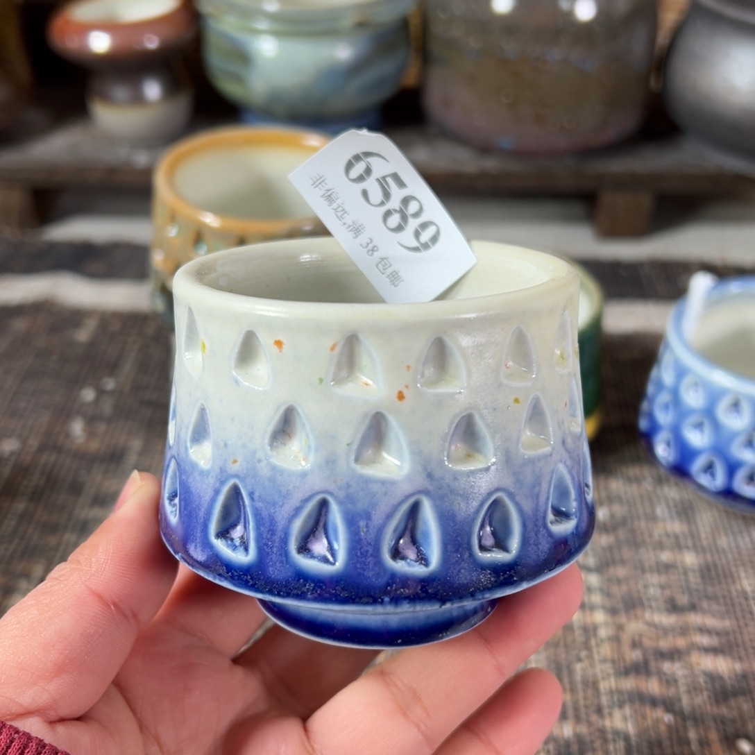 陶瓷景德镇手工花盆