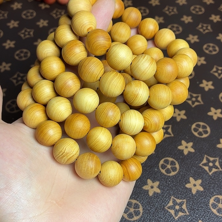 柏木（崖柏）手串/手链崖柏白泥膏15mm