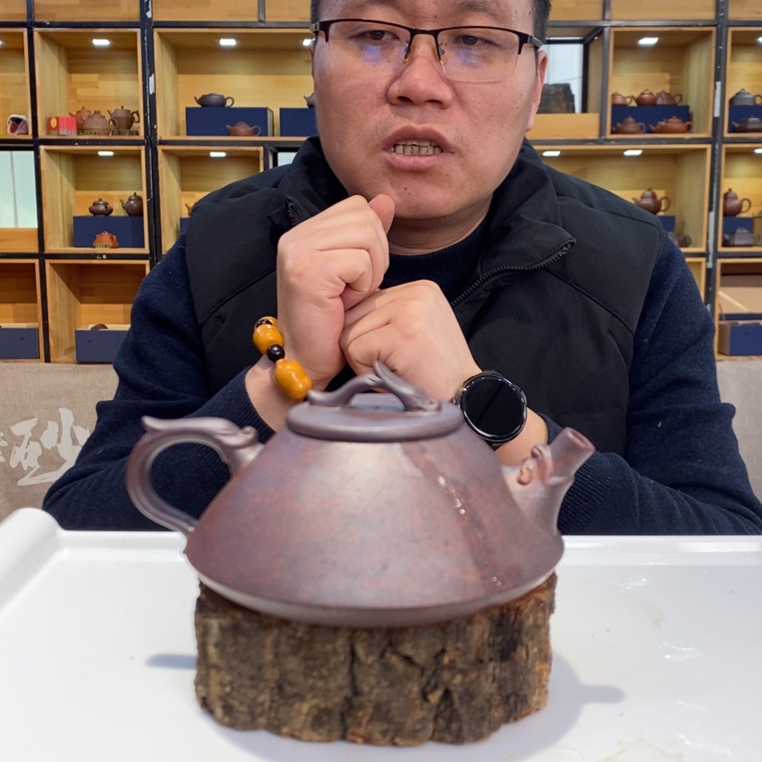 紫砂茶壶龙吟子冶石瓢壶