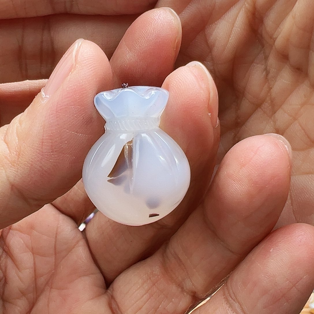 未镶嵌玛瑙/玉髓珠宝半成品