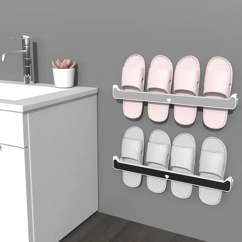 (拍一发二)加长款68cm+长款48cm毛巾杆黑色灰色随机