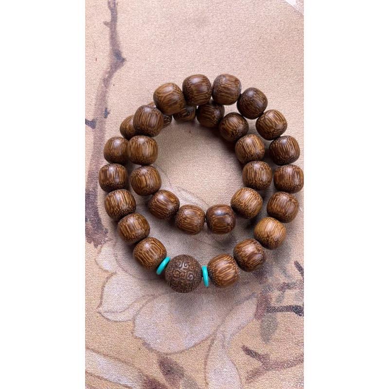 增香沉香木沉香木双圈手串（无礼盒）575