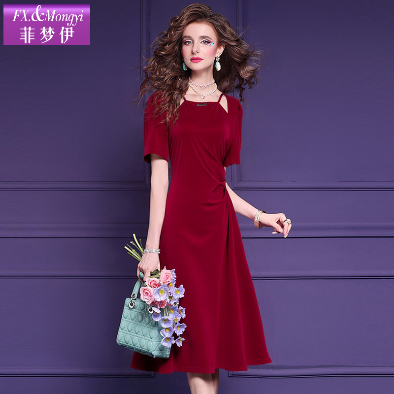 菲梦伊新款时尚连衣裙FXXL1231