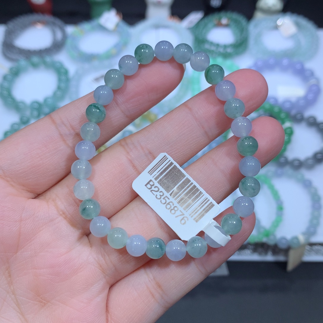 未镶嵌手串翡翠天然