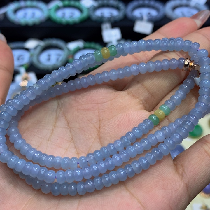 翡翠手链未镶嵌翡翠4+