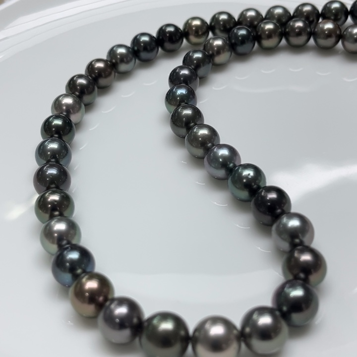 海水珍珠项链银S925镶嵌