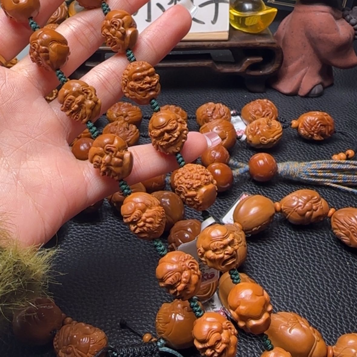 【闪购商品】橄榄核吊坠梵相小籽罗汉