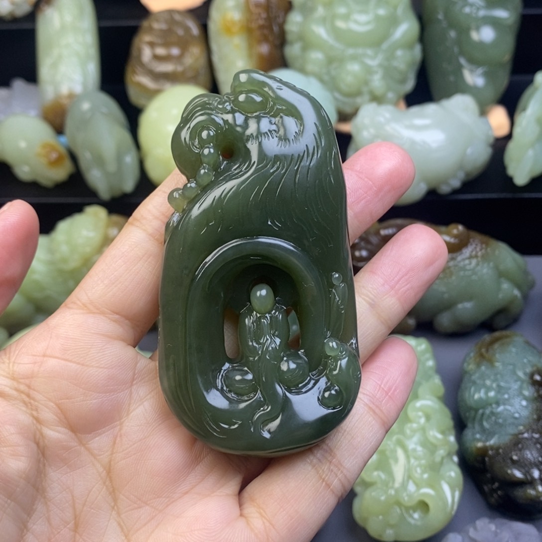 和田玉把件未镶嵌