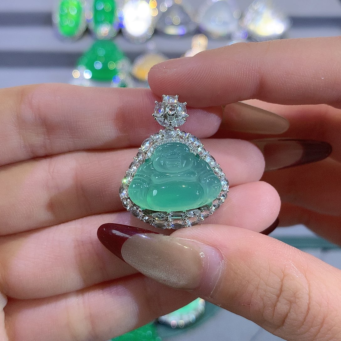 玛瑙/玉髓颈饰银S925镶嵌烦****y