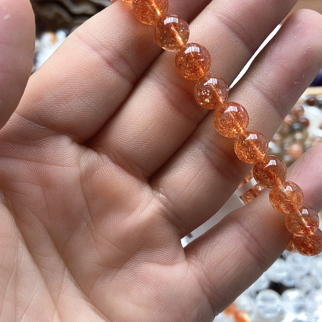 日光石手链未镶嵌手链