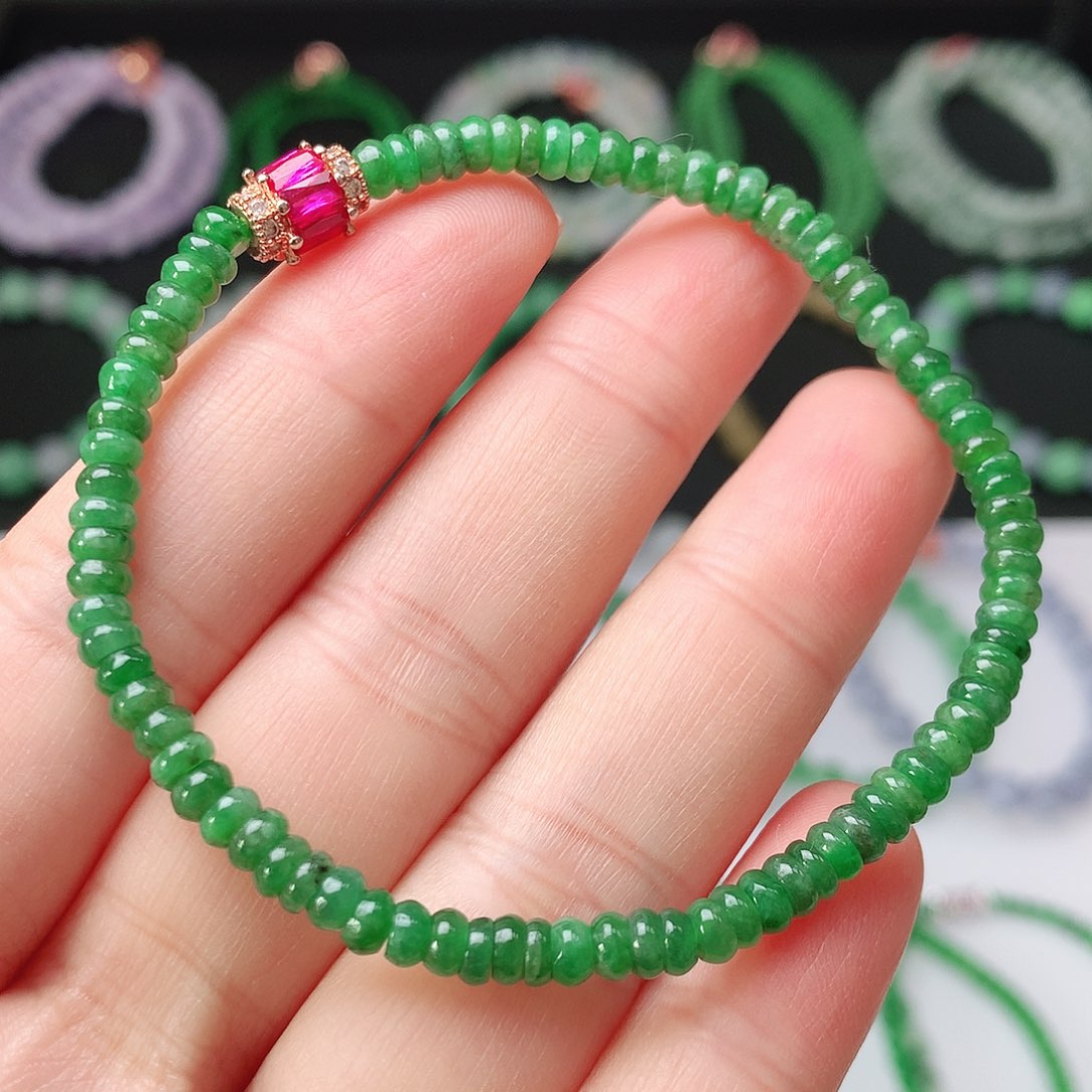 翡翠未镶嵌手链翡翠