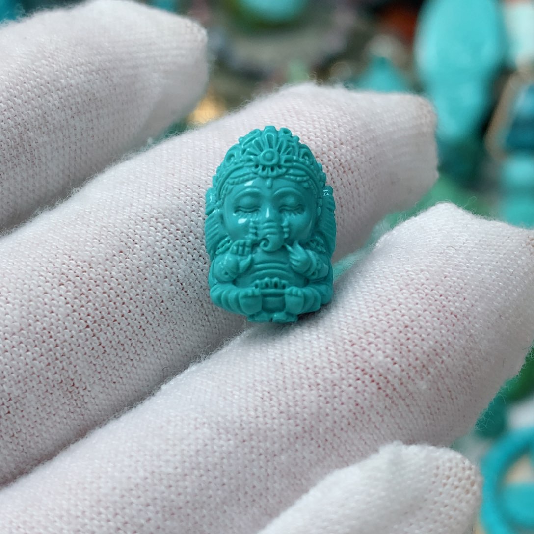 绿松石珠宝奇石未镶嵌