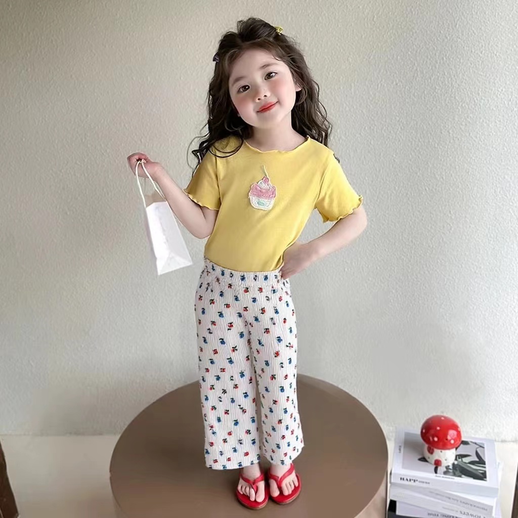 女童2025夏季新款休闲裤B2700