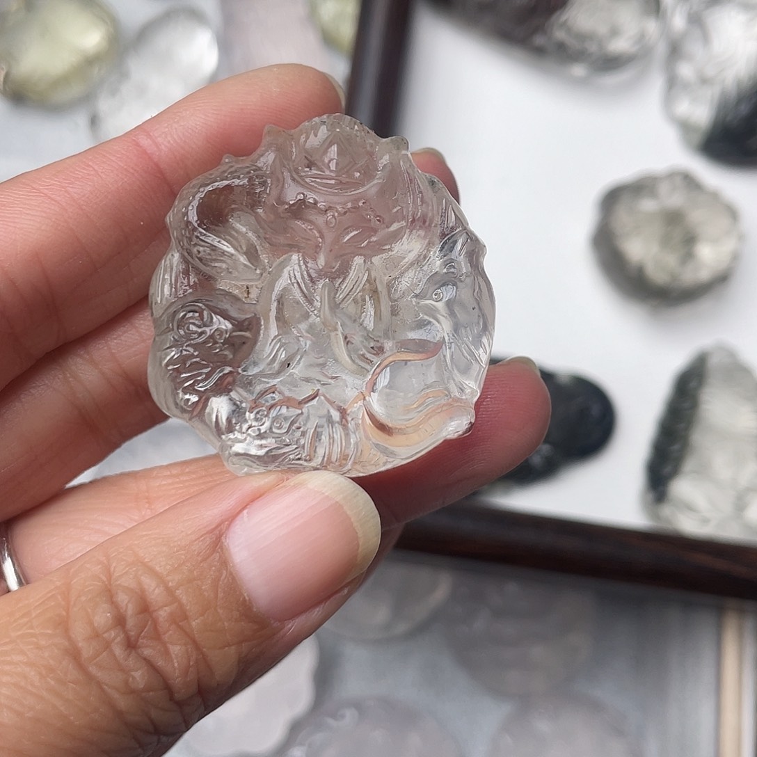 吊坠(不含链)未镶嵌水晶七*紫