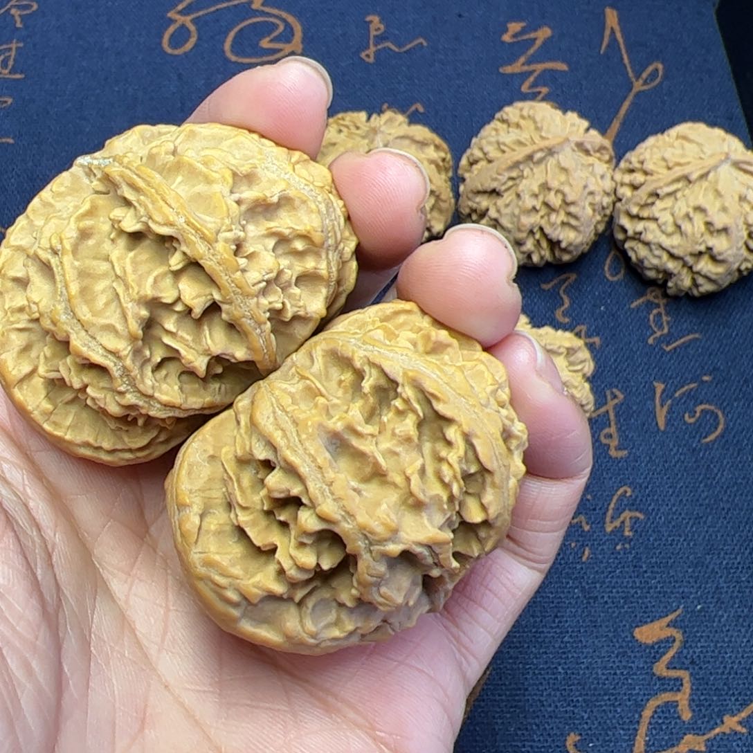 文玩核桃把件秦岭野生植物核桃